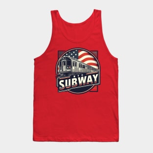 New York Subway NYC Subway Train Tank Top